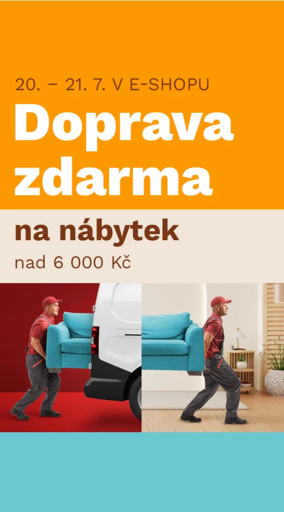 DOPRAVA ZDARMA nad 6000,- 20-21-7-2026