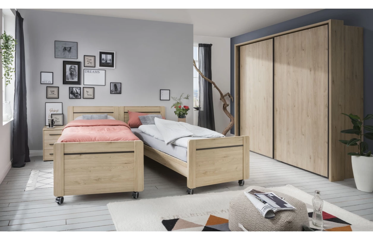 Komoda se zásuvkami Brüssel 120 cm, kamenný dub/šedá 8