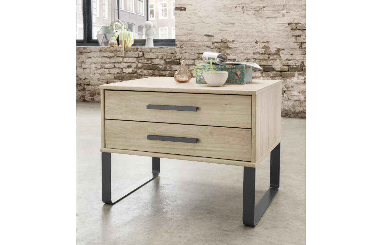 Komoda se zásuvkami Brüssel 120 cm, kamenný dub/šedá 13