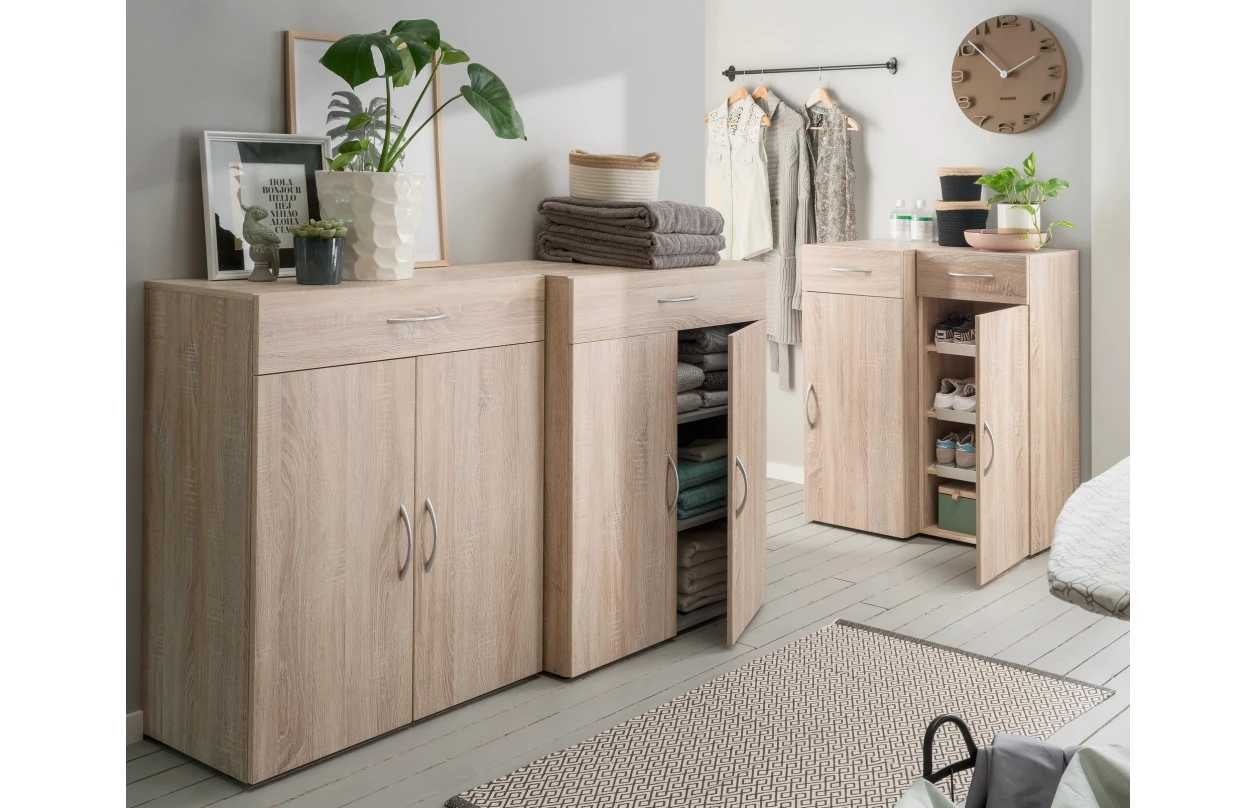 Policová skříň Multiraum, 30 cm, dub sonoma 17