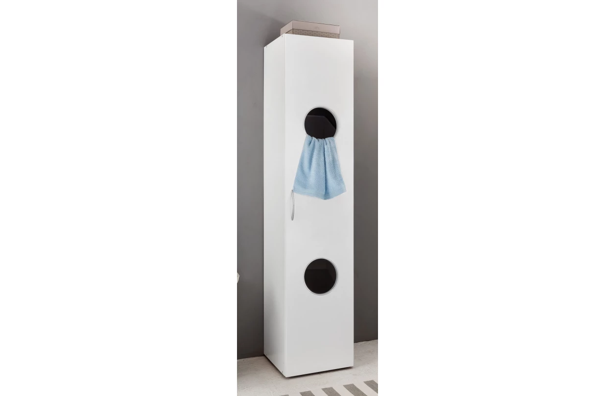 Skříň s děleným prostorem Multiraum, 80 cm, bílá 25