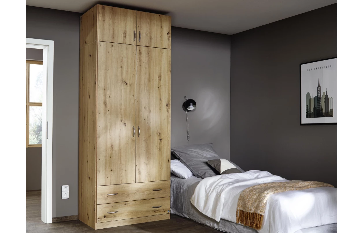Skříňový nástavec Case, 91 cm, dub sonoma 14