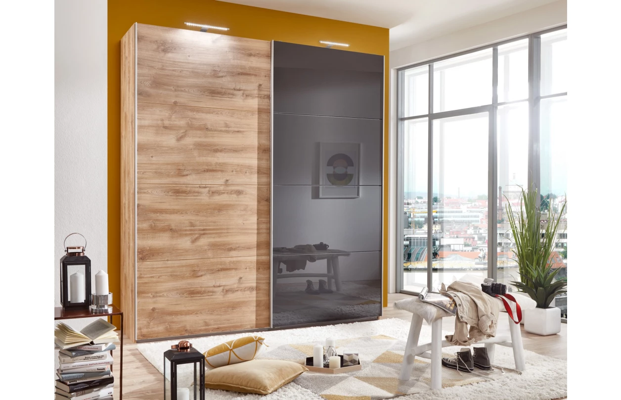 Šatní skříň Easy Plus, 225 cm, bílá 33