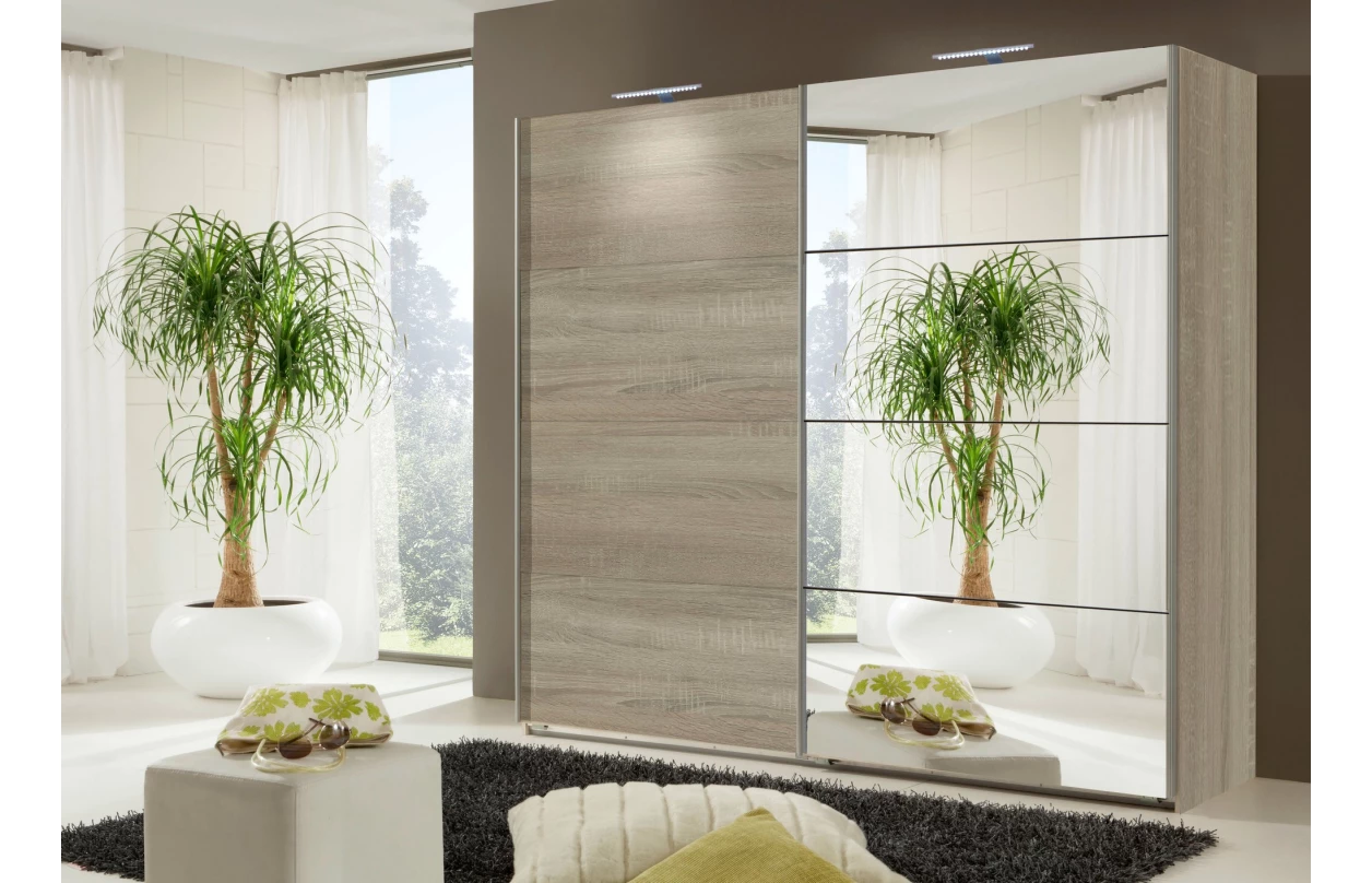 Šatní skříň Easy Plus, 225 cm, bílá 36