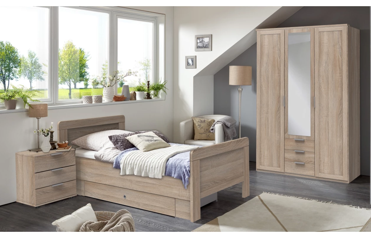 Postel Nadja 90x200 cm, dub artisan 3
