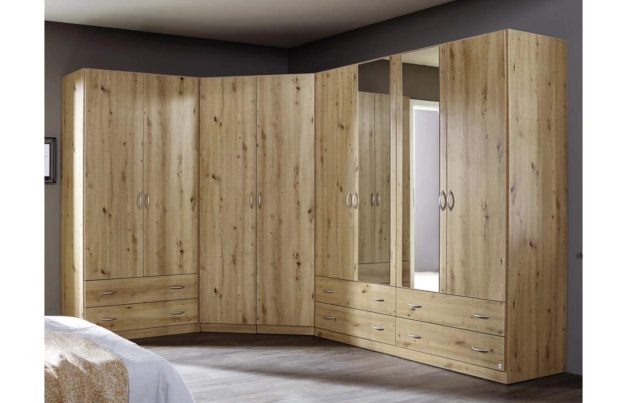 Skříňový nástavec Case, 136 cm, bílý 12