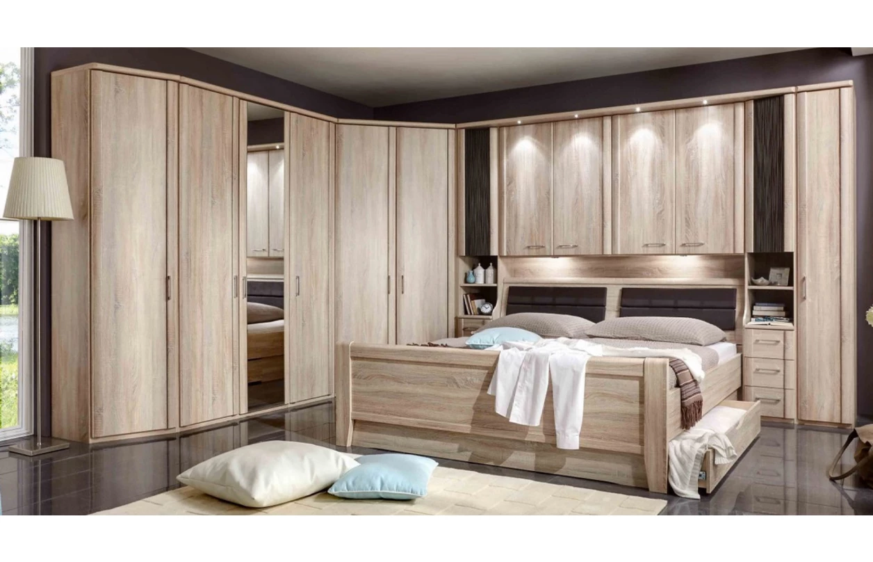 Komoda se zásuvkami Luxor 125 cm, polární modřín 1