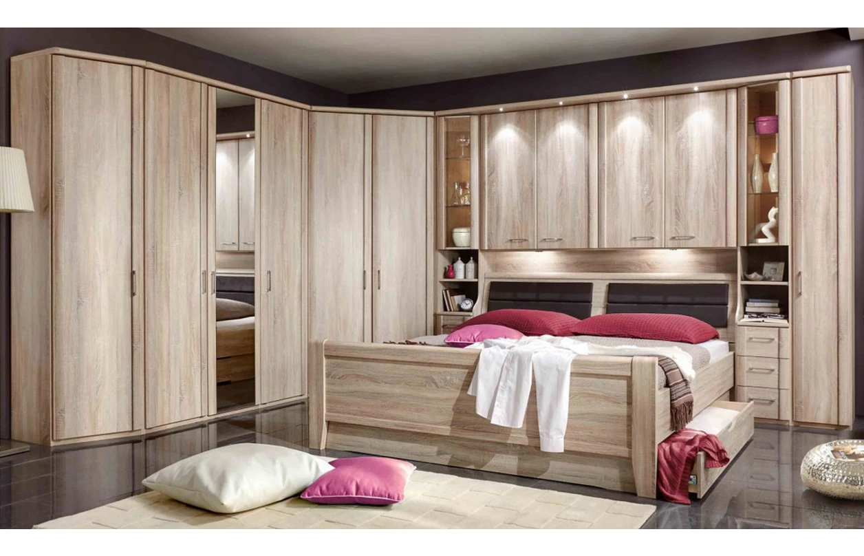 Komoda se zásuvkami Luxor 125 cm, polární modřín 10
