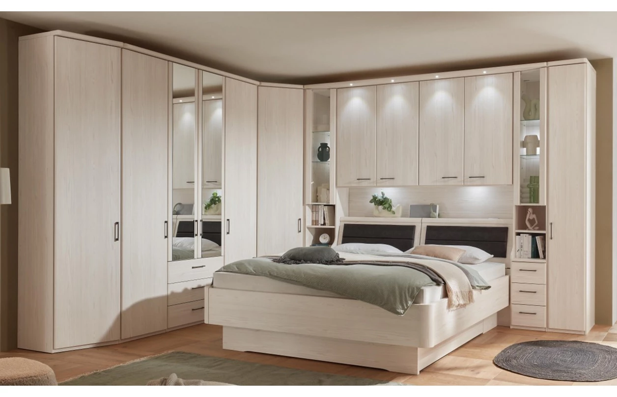Komoda se zásuvkami Luxor 125 cm, polární modřín 20