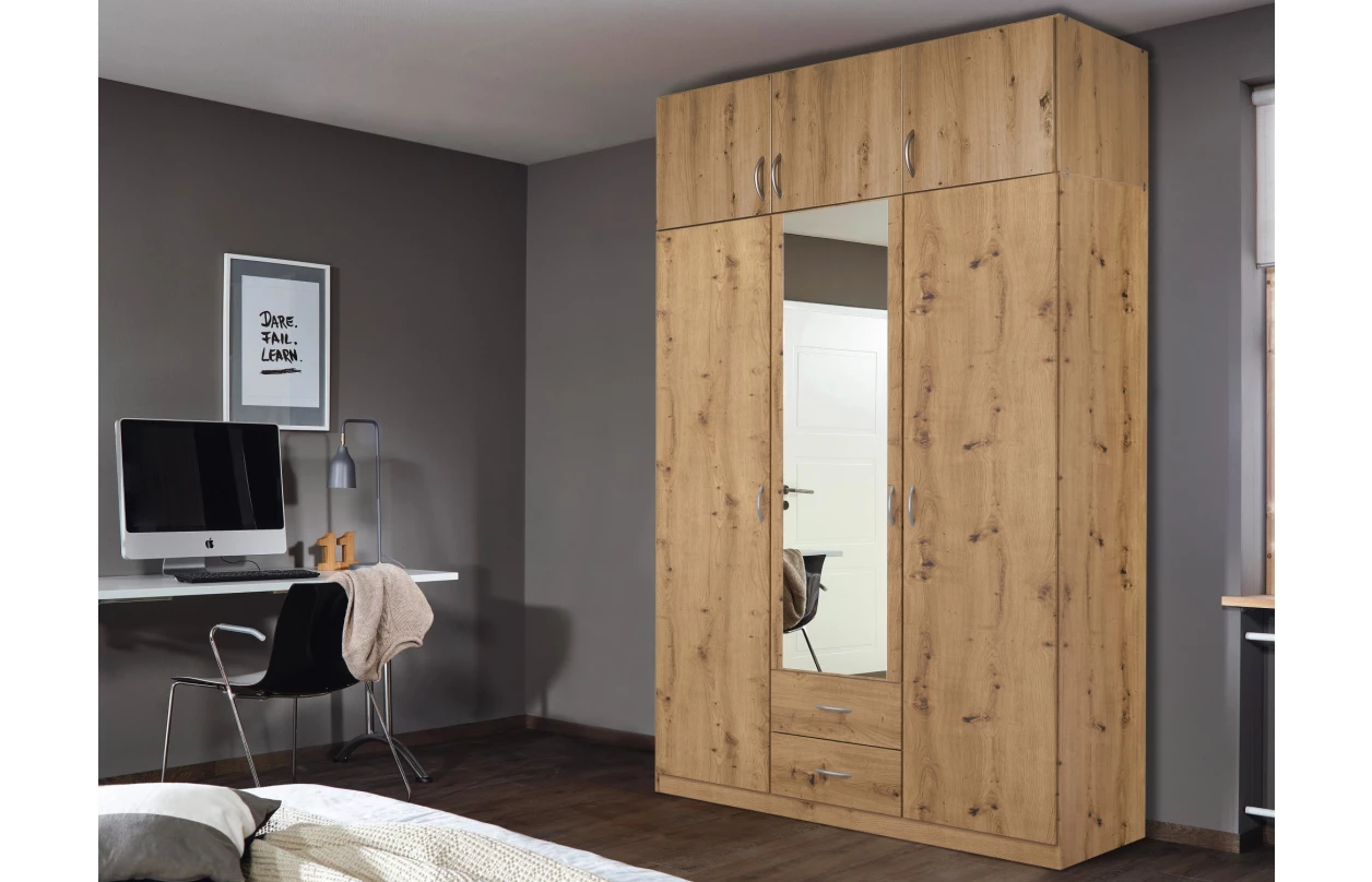 Šatní skříň Case, 181 cm, dub sonoma 18