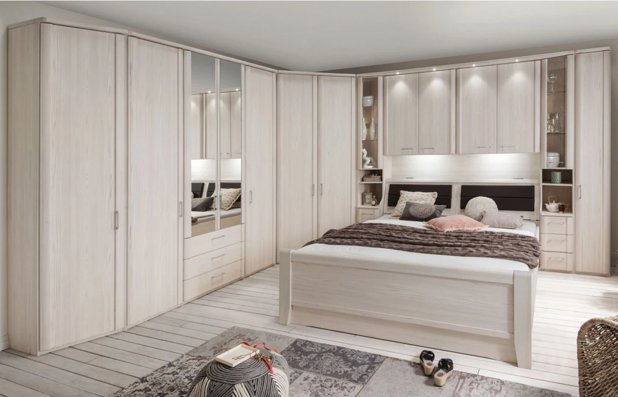 Sada 2 ks úložná zásuvka pod postel Luxor, polární modřín 24