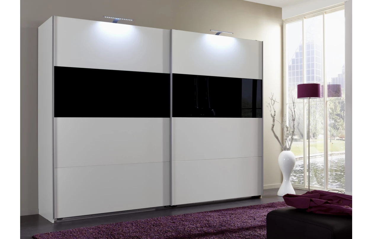 Noční stolek Easy Plus, grafit/zrcadlo 38