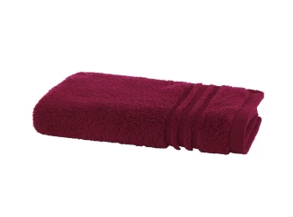 Froté ručník pro hosty Kira 30x50 cm, bordeaux