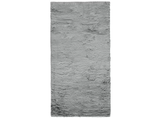 Koberec Bobs 110x170 cm, šedá imitace králičí kožešiny
