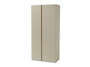 Šatní skříň Lucky, 90 cm, eukalyptově zelená/baltský dub
