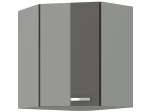 Horní rohová kuchyňská skříňka Grey 60/60 cm