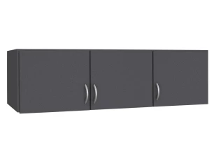 Skříňový nástavec Case, 136 cm, tmavě šedý