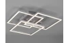 Stropní/nástěnné LED osvětlení Mobile, matný nikl, hranaté