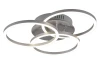 Stropní/nástěnné LED osvětlení Circle, matný nikl