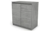 Skříňka 2-dveřová Carlos, šedý beton, 75 cm