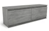 Nástěnná skříňka Carlos, šedý beton, 120 cm