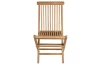 Skládací zahradní židle Ciberon, teak