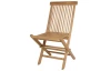 Skládací zahradní židle Ciberon, teak