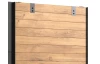 Šatní skříň Detroit, 250 cm, prkenný dub/antracitová ocel