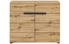 Komoda se zásuvkami Cano, 100 cm, šedá/dub artisan