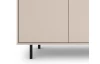 Široká skříňka Flax, 200 cm, béžová kašmír