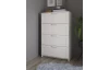 Komoda se zásuvkami Leporelo 78 cm, bílá mat