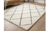 Koberec Ideal Shaggy 160x230 cm, diamant krémový/černý