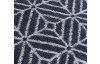 Ručník Design Raute 50x100 cm, antracitový, grafický vzor