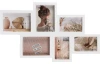 Fotorámeček pro 6 ks foto Becca 60x36,5 cm, bílý
