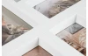 Fotorámeček pro 6 ks foto Becca 60x36,5 cm, bílý