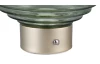 LED stolní lampa nabíjecí Earl 14 cm, zelené sklo