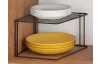 Stojan na talíře do skříňky Lava TouchTherm 25x15 cm, černý
