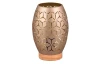 Stolní lampa Bidar 21 cm, měděný kov/dřevo