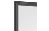 Závěsné zrcadlo na dveře Bea 30x120 cm, černé