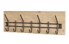 Věšák na zeď Parma, šířka 60 cm, dub/černý
