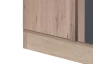 Dolní rohová kuchyňská skříňka Tiago, dub san remo/šedá, šířka 110 cm