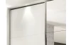Paspartový rám s osvětlením k šatní skříni Syncrono, 323 cm, bílý