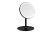 Kosmetické zrcadlo s LED Liara 18x28,5 cm, černé