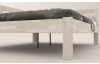 Rohová postel se zástěnou vlevo Tema L 180x200 cm, bělený buk