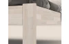 Rohová postel se zástěnou vlevo Tema L 180x200 cm, bělený buk