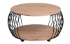 Kulatý konferenční stolek Peking 80 cm, dub artisan