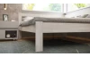 Rohová postel se zástěnou vpravo Tema P 180x200 cm, bělený buk