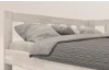 Rohová postel se zástěnou vpravo Tema P 180x200 cm, bělený buk
