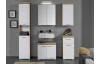 Koupelnová skříňka se zrcadlem Amanda 405, sukový dub