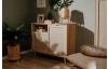 Skříňka 2-dveřová Bali, dub sonoma/výplet